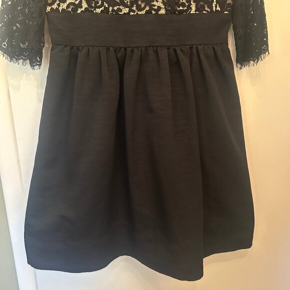 Eliza J black Lace & Faille Dress sz 10P--as seen on PRETTY LITTLE LIARS - Picture 10 of 16